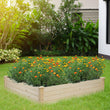 48"*48"*10" - Outdoor Fir Wood Raised Garden Bed Planter